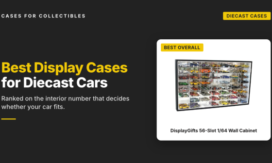 display case for diecast cars
